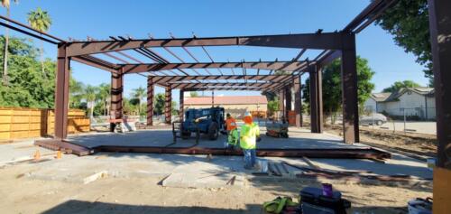 6000 Sq Ft Metal Building Workshop Construction Perigon Development 090429